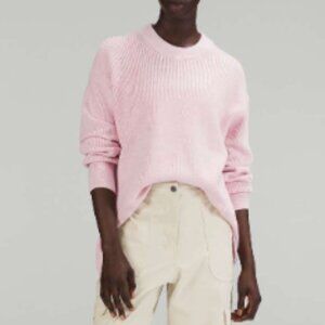 Lululemon Merino Wool-Blend Ribbed Crewneck Sweater